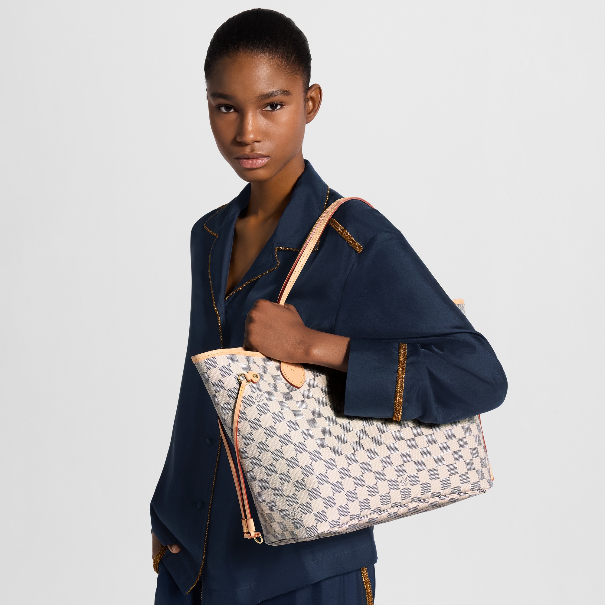 Louis Vuitton ネヴァーフル アズールMM Neverfull MM Damier Azur Canvas - Handbags | LOUIS VUITTON